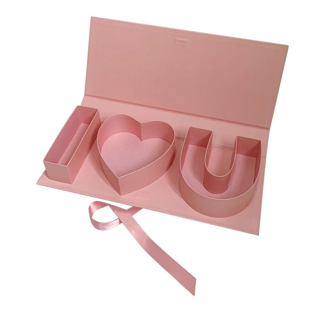 Fillable Letters Birthday Proposal Mom Empty Flower Gift Box Mother Day