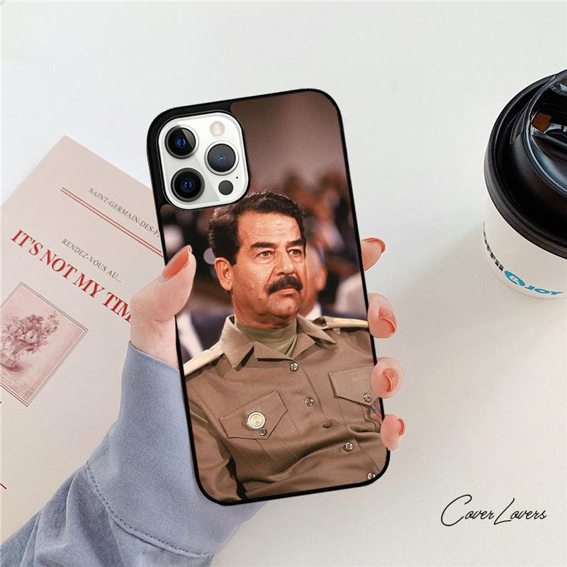Saddam Hussein Iraq Arabic Phone Case For iPhone 17 Air 14 15 16 13 12 For Apple iPhone 17 Air 11 Pro Max Plus Coque