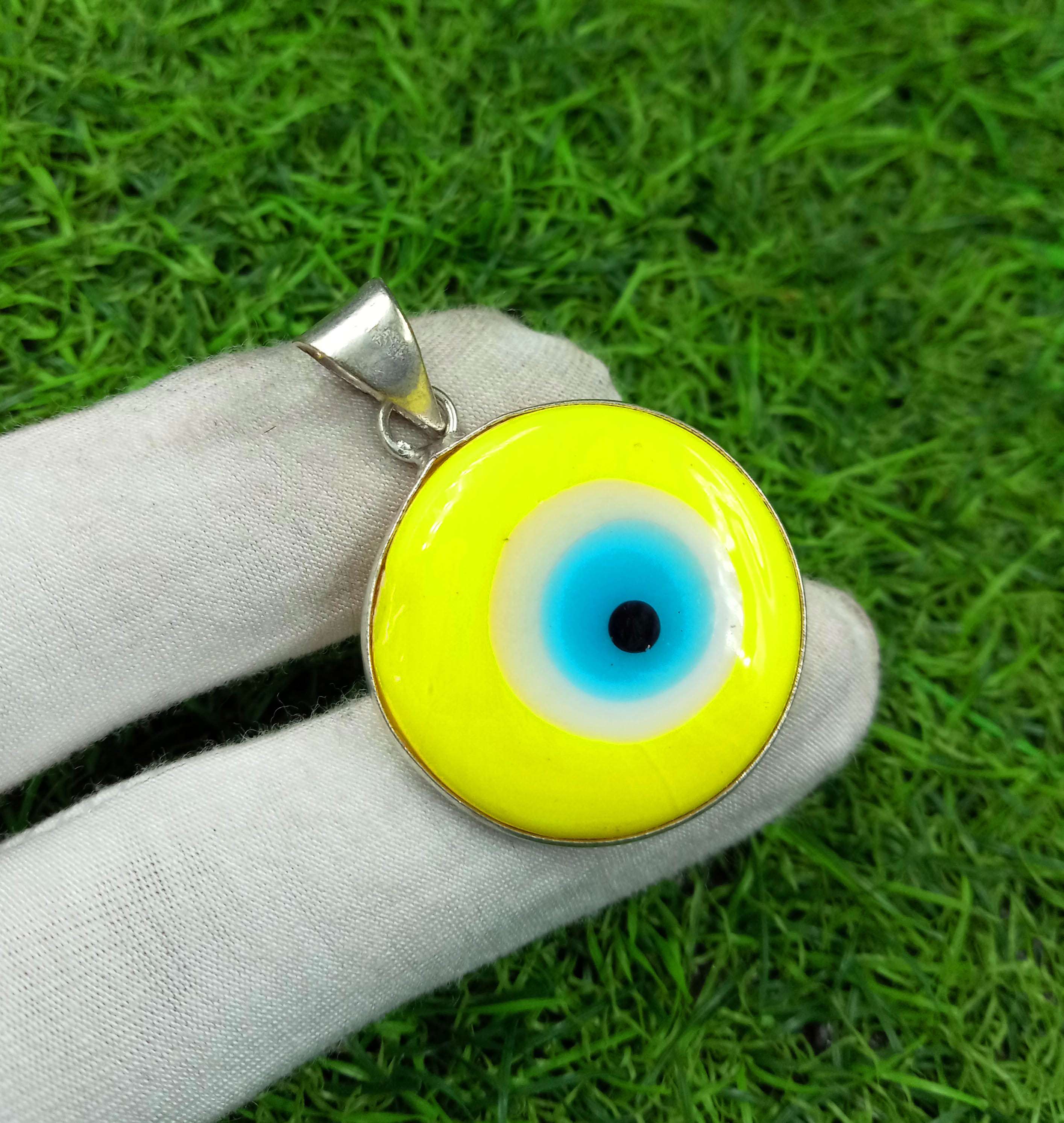 

Кулон с драгоценным камнем Evil Eye 925 пробы с серебряным покрытием DEP-413