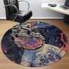 1PC Astronaut Galaxy Office Round Area Rug, Indoor Mat Suitable ForOffice, Under Office Chairs Bedroom Living Room Home Decor, Room Deco F012