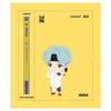MONAMI TinyTAN BTS 153 ID 0.7mm Ballpoint Pen & 3 Notebooks Set