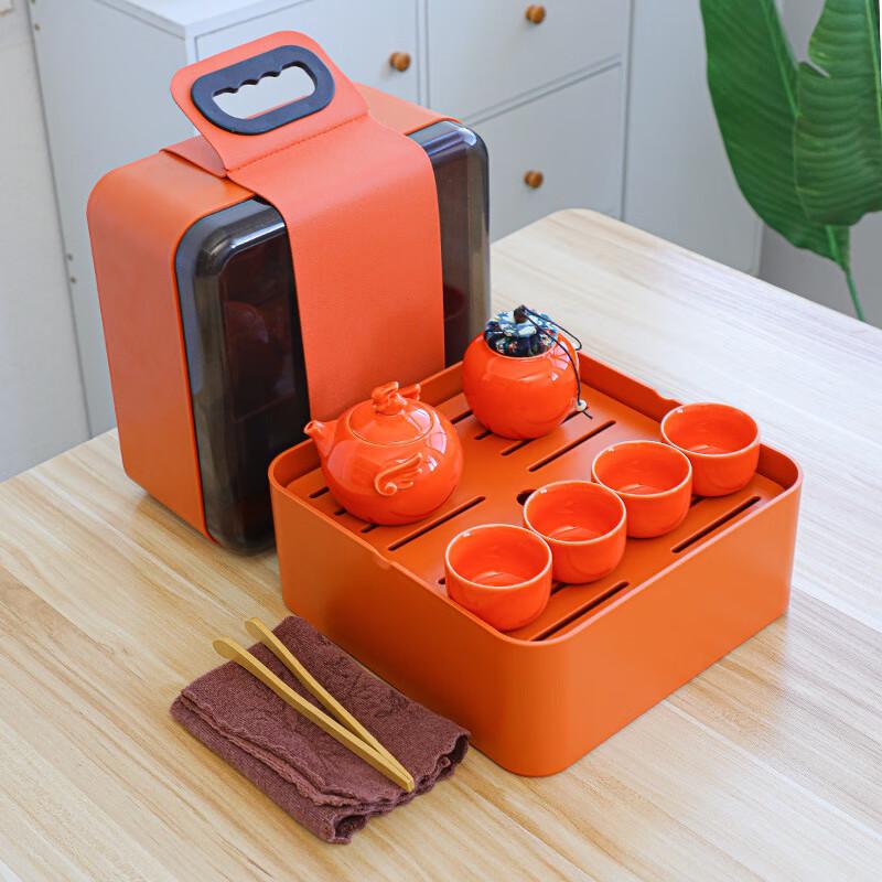 Portable Chinese Ceramic Travel Tea Set