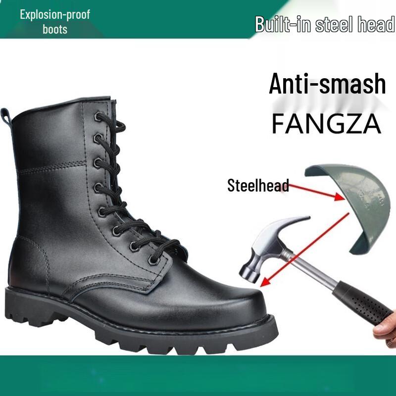 Men s High-Top Steel-Toe Work Boots 38