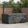 Solid Black Furniture Cover 230 x 165 x 80 cm 210D