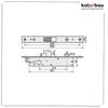 Mortise Lock - KOTARBAU - 181x250 Mm - Galvanized Steel - Corrosion Resistant - Security 5