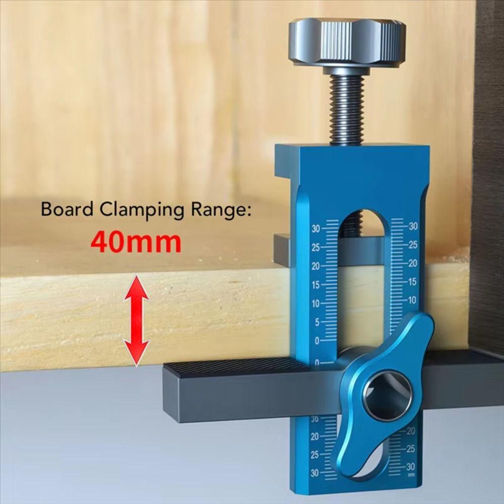 2 in 1 Cabinet Door Installation Positioner Adjustable Quick Positioning Cabinet Door Panel Installation Jig Save Labor Installation Jig