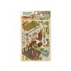 Infeel.Me My Little House 3D Scenery Stickers - Miniature Two-Layer Quiet Book Series