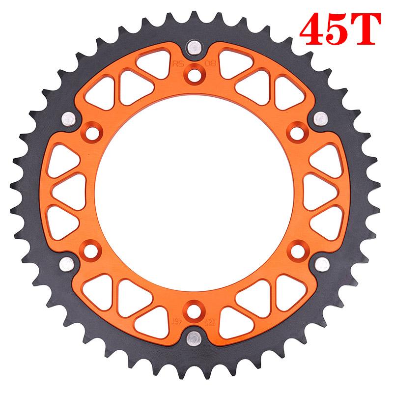 45T - 52T Motorcycle Rear Sprocket Chain Wheel For LC-4 640 Adventure Enduro 660 Rally Factory Replica SM 690 LC4 690R