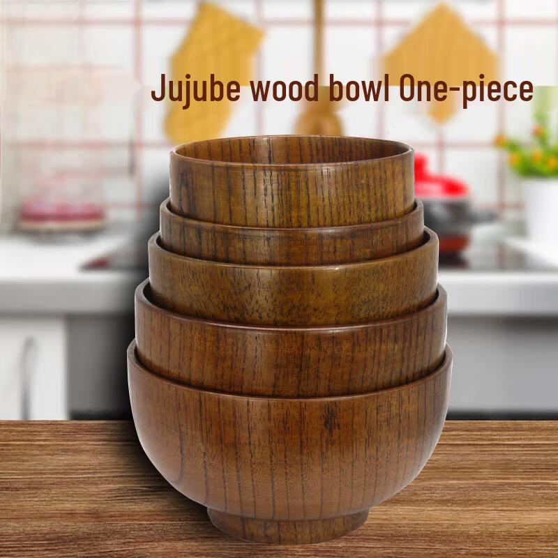 Japanese Style Solid Wood Dining Bowls