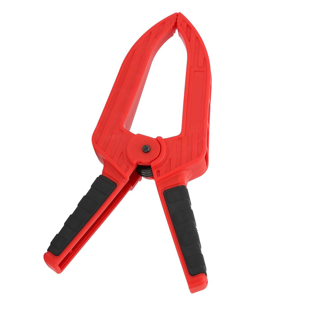 Spring Clamp with Long Flat Nose Plastic Fixing Clamp Woodworking Fixture Accessory3in Opening 75mm Deep 110mm