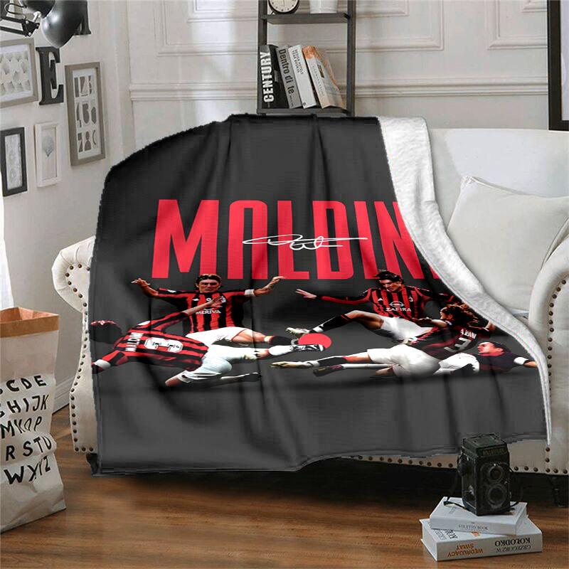 Maldini Flannel Blanket Soft All-Season Throw, Design for Camping, Car Travel, Hiking Sofa, Bed, Office Perfect Gift for Parties