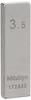 Rectangular Gauge Block Grade Steel, 2, 3.5mm, 611643-04