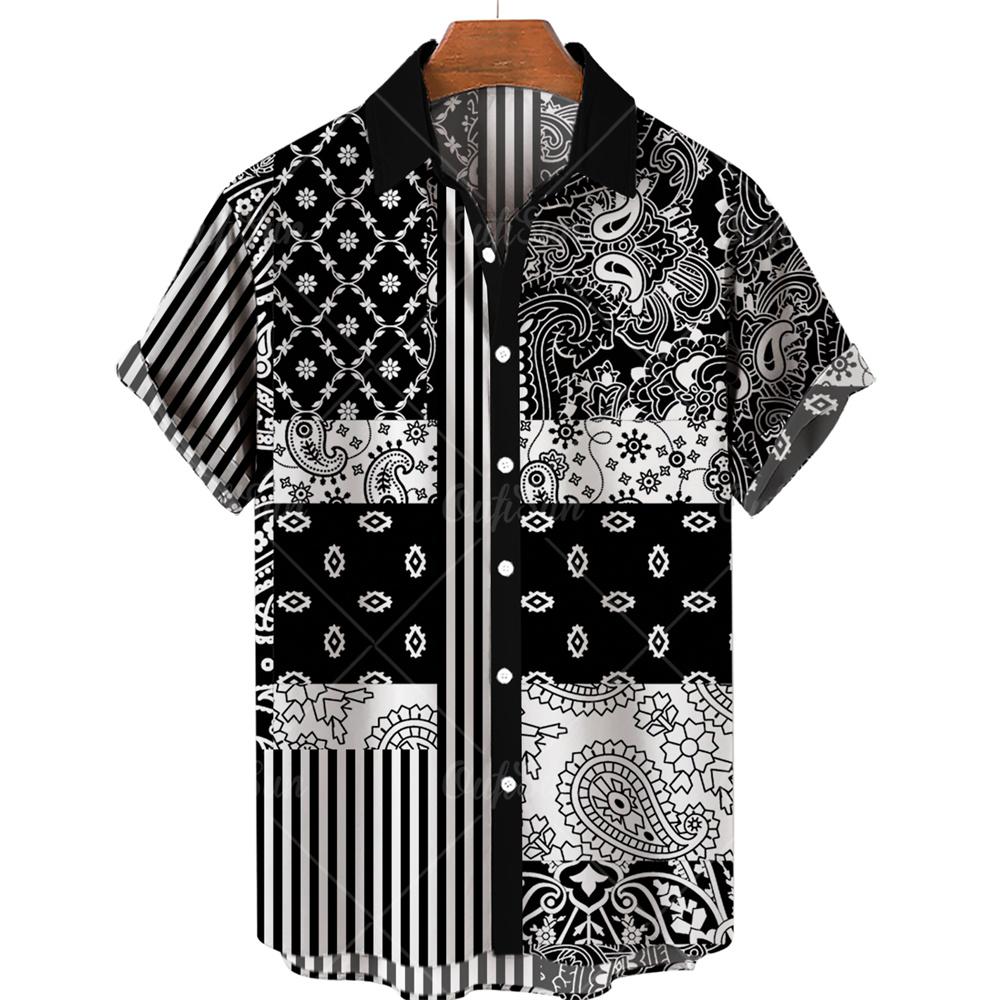 

Fashion Short Sleeve Hawaiian Men s Shirts Summer Casual Tops Beach Party Vacation Shirts Outdoor Men s and Women s Shirt S