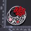 Alloy Retro Brooch, High-End Light Luxury Clothing Accessories, Camellia Brooch, Clothing Pin Jewelry