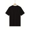 European sizes Men's Trendy Casual Crew Neck Comfortable Sports T-Shirt • "HOLLOW" Hollowed Out, Letter Cartoon Front And Back Print • Daily