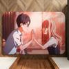 Anime Y-Your Lie In A-April Floor Mat Soft Flannel Floor Mat  Suitable for Entryways, Living Rooms, Bedrooms, and Bathrooms