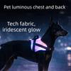 Luminous Pet Chest Harness Night Outings Walking Dog Harness Designer Luxury S/M/L/XL/XXL Dogs Harnesses Breathable Adjustable