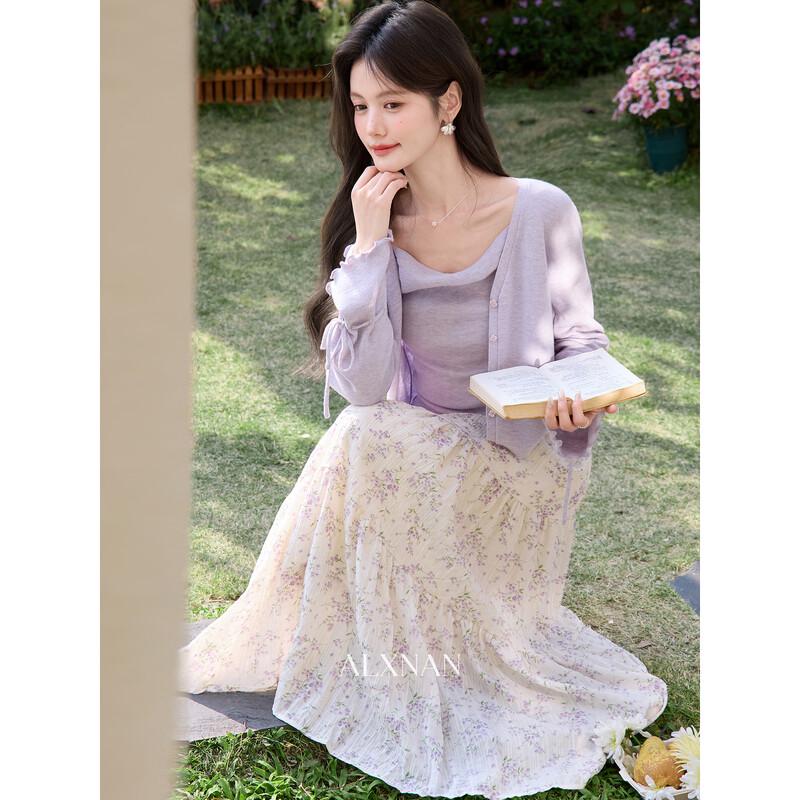 Women's Purple Knit Pullover Top
