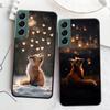 Red Fox Vulpes Phone Case For Samsung Galaxy S22 S25 Ultra S21 S10 Plus S26 Edge S20 S23 S24 FE Cover Silicone Soft TPU Clea