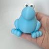 3D Printed Frog Decoration Ornament, Cute and Playful Plastic Animal Decoration, Suitable for Home, Office, Courtyard, Terrace