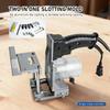 Adjustable Electric Drill Conversion Bracket DIY Projects Precise Drilling Slotting Mold Mini Grooving Machine Rack