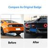 LED Auto Front Hood Emblem for Ford GT Logo Mustang 2015-2019 Rear Trunk Badge Light Car Styling Modification Accessories