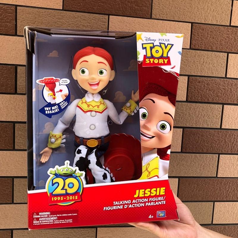 

Anime Pixar Toy Story Anniversary Woody Jessie Sheriff Cowboy Talking Action Figures Desktop Decor Model Gifts Collectible 20th Poseable Articulated