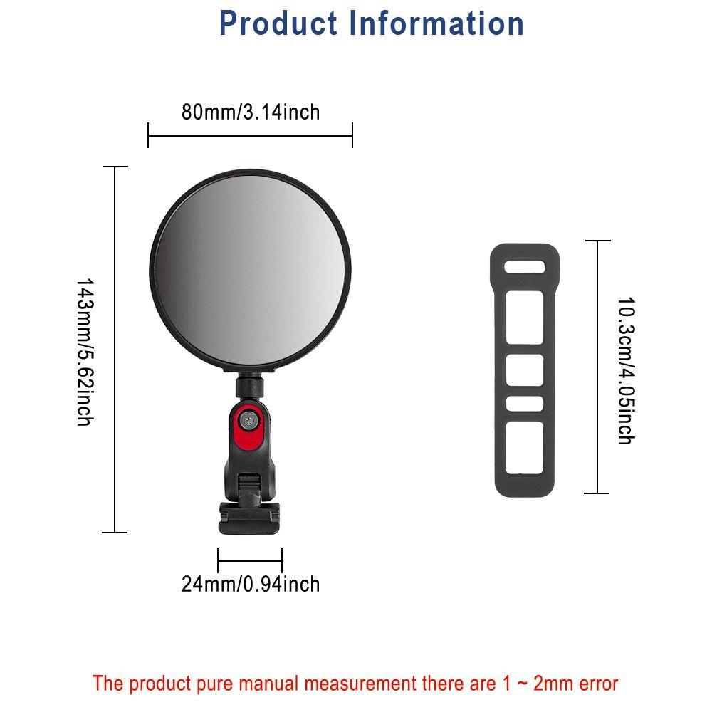Universal Scooter Rear View Mirror for Ninebot MAX G3 G2 G30 ZT3 Pro F3 F40 P100 Electric Scooter