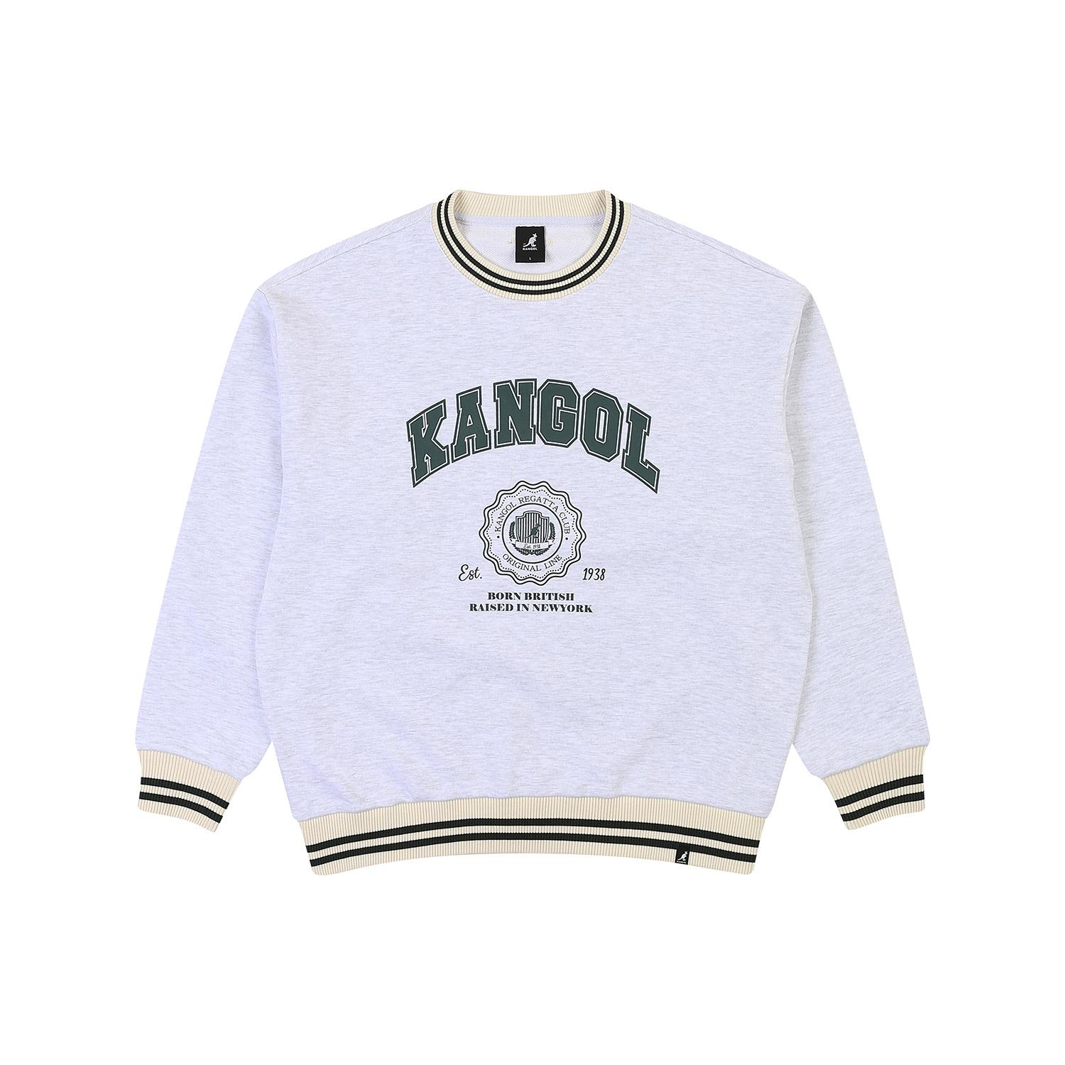 Свитшот Kangol Regatta Club 1746 Меланжевый серый Melange Grey/L