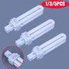 1/3/5 Stück Energiesparlampe Glühbirne Downlight Kompakte Leuchtstoffröhren Ersatzstecker LED 2-Pin Doppelröhre LED Lampenbirne