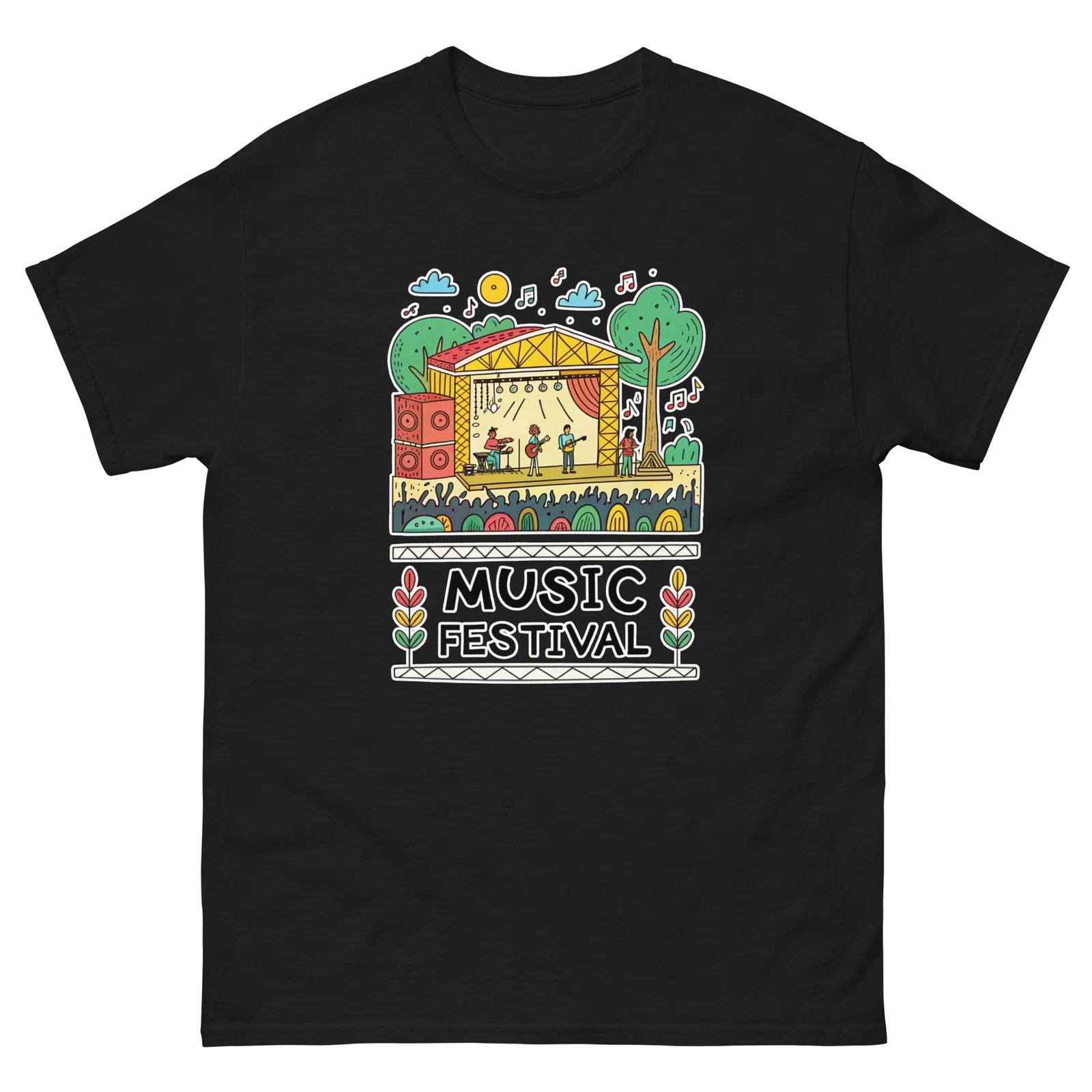 

Music Festival Event Attraction Social Gathering T-Shirt M