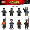Black Panther Minifiguren Erik Killmonger Okoye Bausteine Avengers DC Kinderspielzeug