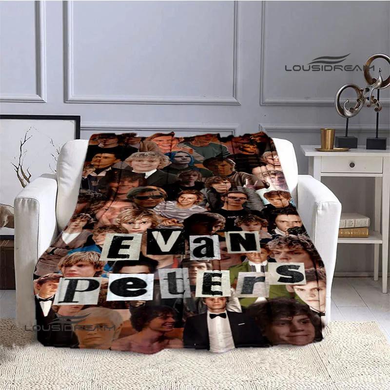 3D Evan Peters Muster bedruckte Decke Mode hält warm schöne Decken weiche und bequeme Decke Geburtstagsgeschenke