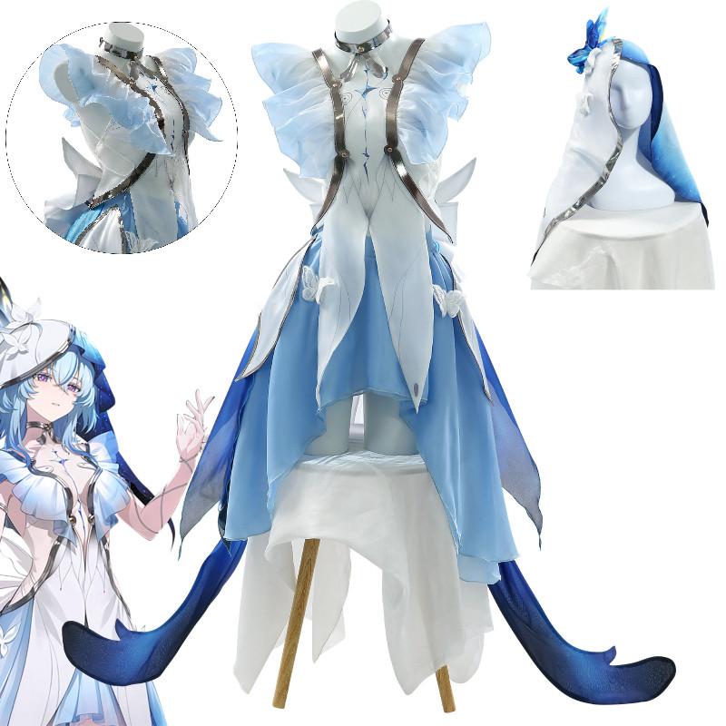 Shorekeeper Wuthering Waves Cosplay Costume Woman Dress Game Party Play Role