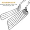 Stainless Steel Spatula Tongs for Cooking Fish Gripper Handy Pizza Clip Slotted Double Spatula Grill Tongs Metal s for Kitchen Use Fish