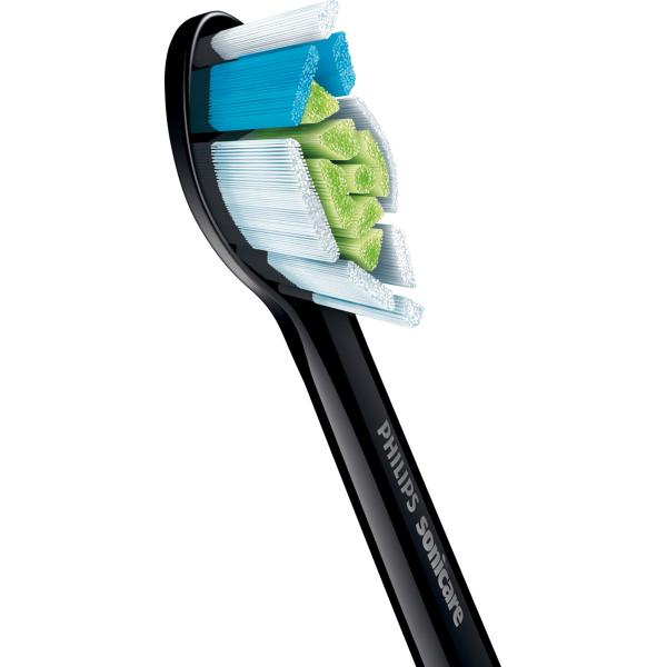 Philips 2 Philips Optimite Black toothbrush heads