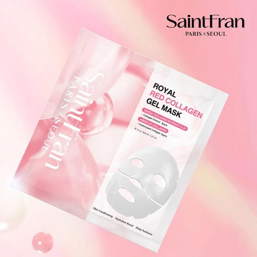 SAINT FRAN Royal Red Collagen Mask Pack 35g x 4 pcs