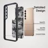 (Comes with wrist strap)(Anti-Scratch Dual Coating) Compatible with Meizu 20 Pro Case,Camo Clear Hard Back  Shockproof Advanced matte Protective Cover