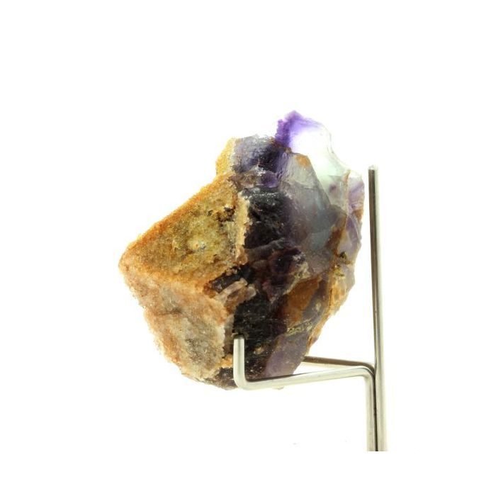 Pierres et Minéraux. Fluorite + Quartz. 244.0 ct. Mine de Fonsante, Var, France.