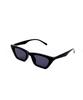 Lukadiseu Ls17 Rochio Retro Square Cat-Eye Sunglasses Vantablack