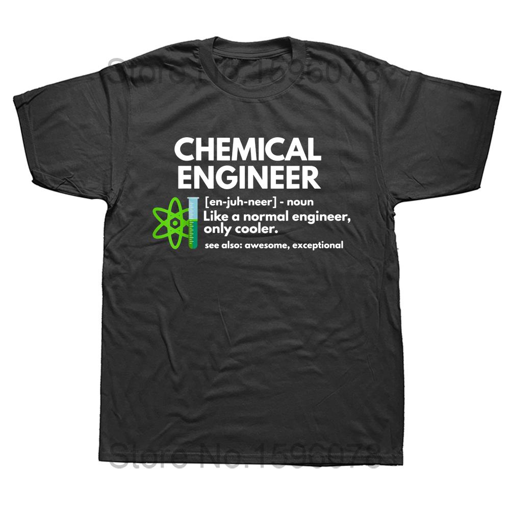 Funny Chemical Engineer Definition Engineering T Shirts Graphic Cotton Streetwear Short Sleeve Birthday Gifts Summer T-shirt