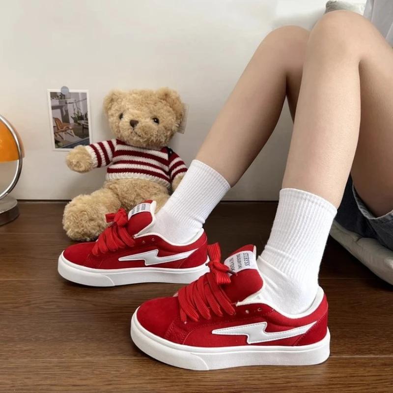 Vintage Casual Sneakers Women 2024 High Street Summer and Fall New Fashion Ladies Shoes Athletic Classic Sports Outdoor Footwear