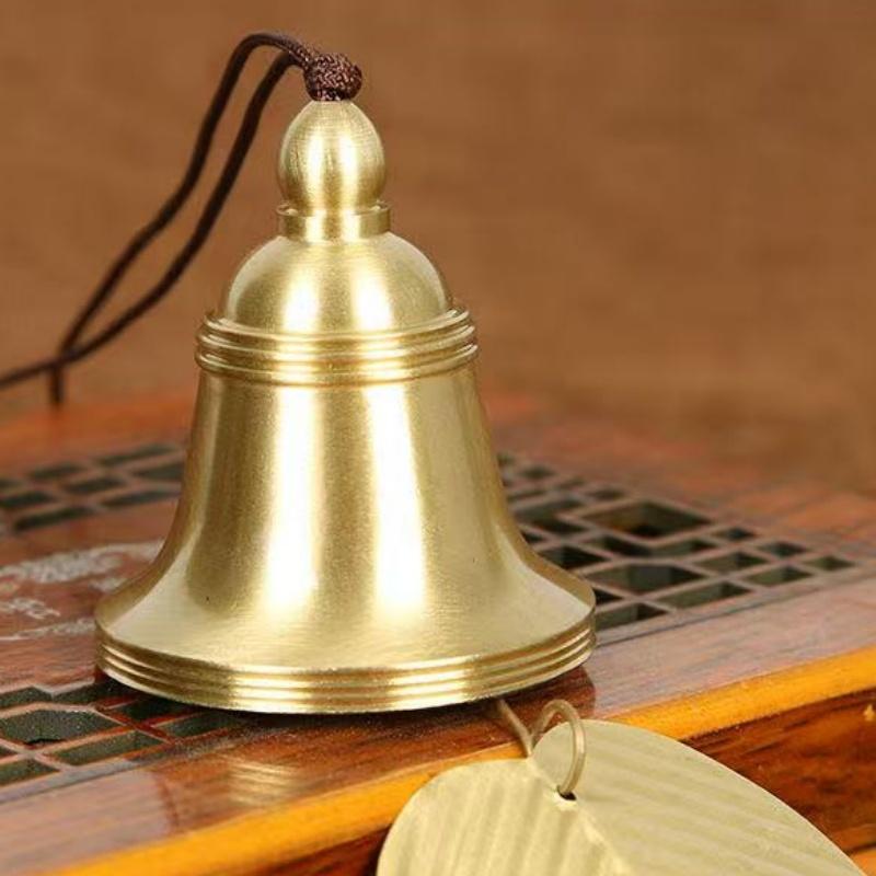 Pure Copper Wind Chime Pendants,Japanese Copper Wind Chime Door Decorations,Creative Home Balcony Feng Shui Bells,Car Pendants