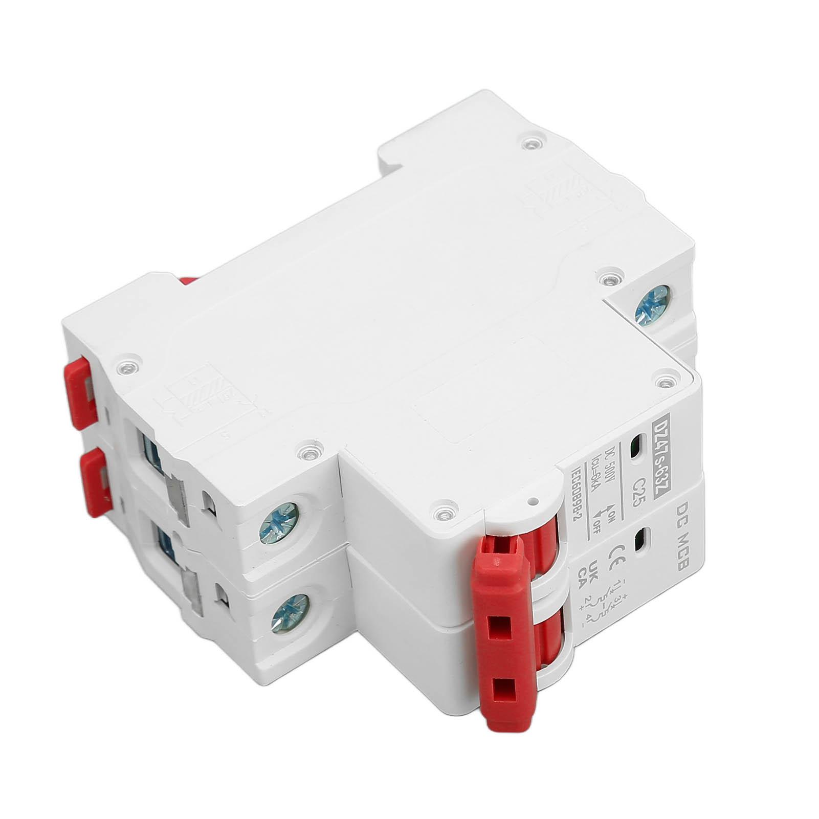 

Автоматичний вимикач постійного струму Захист від перевантаження Магнітна система Автоматичний вимикач для фотоелектричної системи 500В 25А 2P