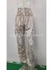 2025 New Style Spring/Summer Women's High-Waisted Printed Casual Long Pants