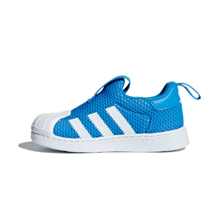 Adidas Originals Superstar 360 I Breathable Low top Toddler Shoes Blue White Infant And Toddler B37252 20