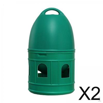 2x Bevitore per Piccioni 5L Mangiatoia per Uccelli Accessori