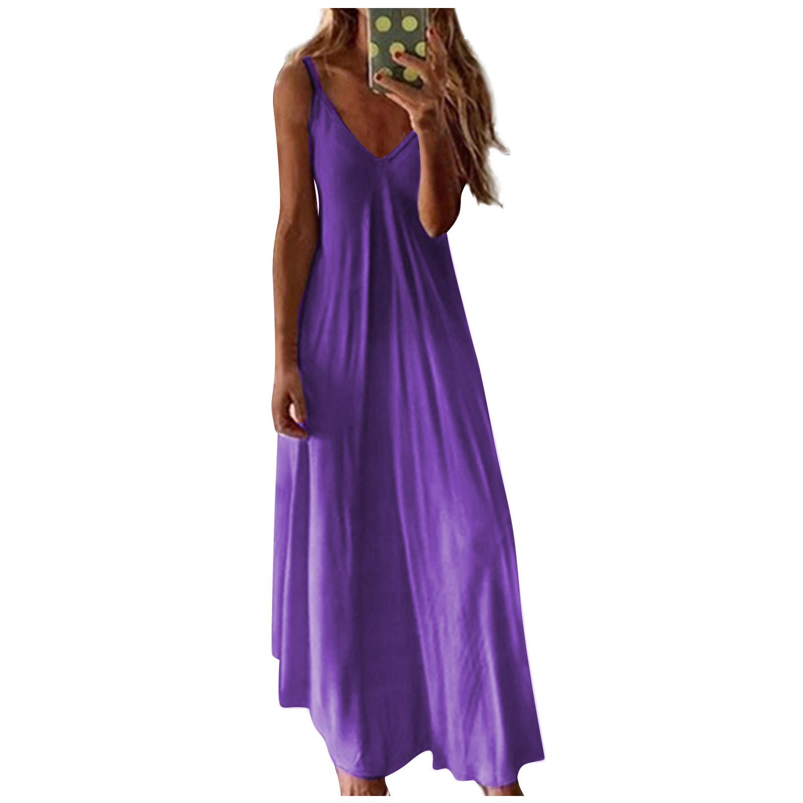 Модное женское сексуальное длинное платье с v-образным вырезом — фото 7