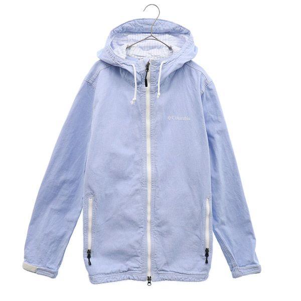 Columbia One point logo embroidery Hoodie Jacket L Outdoor Zip Hoodie Men's Used