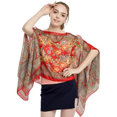 New Summer Sunshade Chiffon Scarf Beach Bikini Shawl Cycling Sunshade Shawl